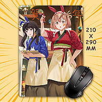 Килимок для мишки А4 - 210x290 мм Lycoris Recoil / Лікоріс Рекоіл 021