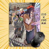 Килимок для мишки А4 - 210x290 мм Lycoris Recoil / Лікоріс Рекоіл 022