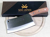 Большой тяжелый кухонный топорик-тяпка для костей и мяса SEKI-JAPAN