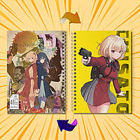 Скетчбук А5 48 арк. 150 гр.м² Lycoris Recoil / Лікоріс Рекоіл 005