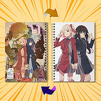 Скетчбук А5 48 арк. 150 гр.м² Lycoris Recoil / Лікоріс Рекоіл 015