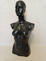 Манекен торс жіночий з головою Маша чорний