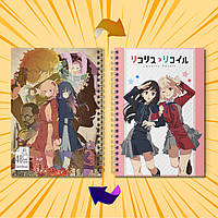 Скетчбук А5 48 арк. 150 гр.м² Lycoris Recoil / Лікоріс Рекоіл 017