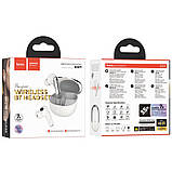 TU  TU Беспроводные TWS наушники Hoco EQ11 вакуумные milky white, фото 5