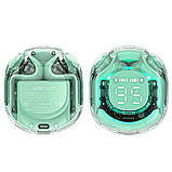 TU TU Беспроводные TWS наушники Acefast T8 вакуумные mint green, фото 4