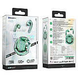 TU TU Беспроводные TWS наушники Acefast T8 вакуумные mint green, фото 8