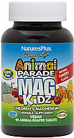 Магній для дітей Natures Plus Animal Parade Mag Kidz 90 animal-shaped tabs вишня