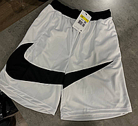 Nike Big Swoosh шорты, шорты найк, спортивные Белый
