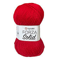 YarnArt FORZA SOLID (Форза Солід) № 4645 червоний (Пряжа напіввовна, нитки для в'язання)