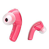 TU TU Беспроводные TWS наушники Acefast T9 вакуумные pomelo red, фото 4