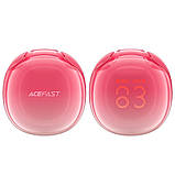 TU TU Беспроводные TWS наушники Acefast T9 вакуумные pomelo red, фото 6