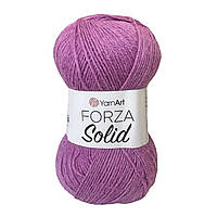 YarnArt FORZA SOLID (Форза Солид) № 4640 розово-сиреневый (Пряжа полушерсть, нитки для вязания)