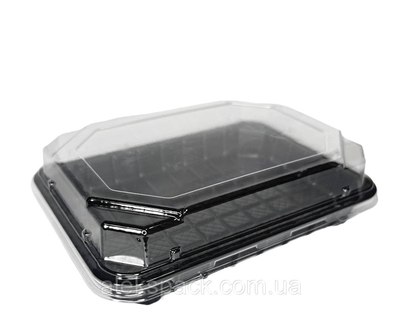 Упаковка ПС-63дно чорне+кришка(50 шт/упак), фото 1