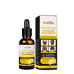 Сироватка против випадіння волосся Sadoer Ginger Anti-Hair Loss з екстрактом імбиру 30 мл SD89101