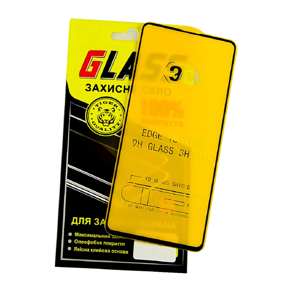 TU  TU Защитное стекло для Xiaomi Redmi Note 9s/ 9 Pro/ 9 Pro Max/ Poco M2 Pro/ X3/ Mi 10i/ K50i Full Glue (0.3 мм, 2.5D, чёрное), фото 1