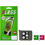 TU TU Защитное стекло для Apple на камеру iPhone 12 Pro Full Glue (2.5D, Black), фото 2