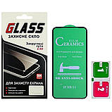 TU TU Защитная пленка для Apple iPhone XR/ 11 Full Glue Ceramics (чёрная), фото 2