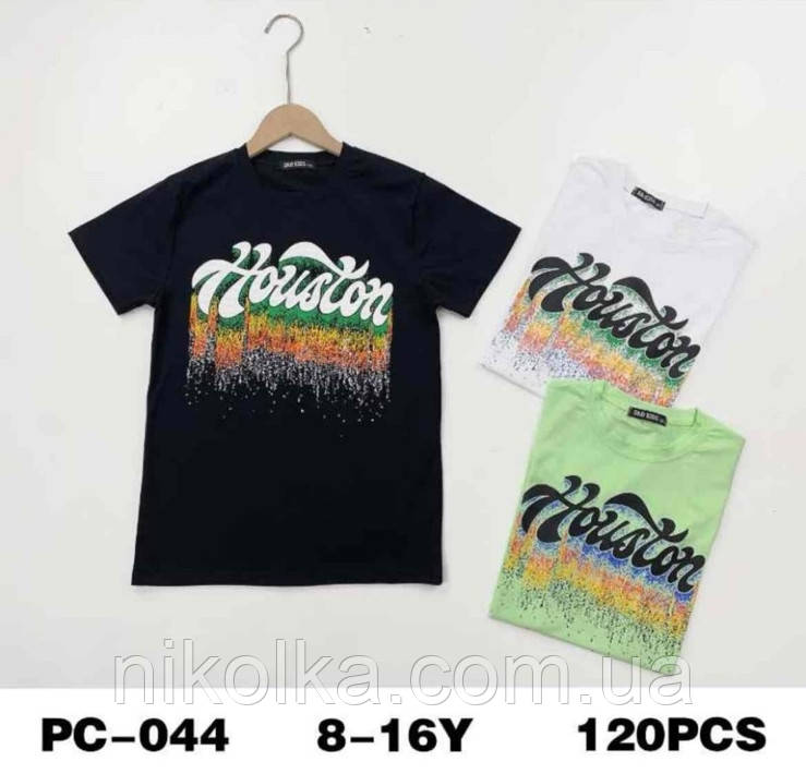 Футболки для хлопчиків оптом, S&D, 8-16 років, арт. PC-044, фото 1