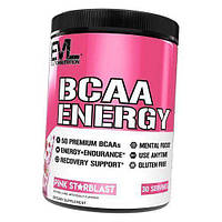 Аминокислоты с кофеином и зеленым чаем для энергии BCAA Energy Evlution Nutrition 270г Розовый старбласт