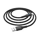 TU TU Кабель Hoco U79 с индикатором USB to Type-C 1.2m black, фото 4