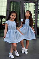 Сарафан платье хлопковый Zara для девочки 2-8 лет, 98-128 см.