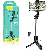 Селфі-палиця трипод HOCO K17 Figure mini live broadcast stand 0,75m Black