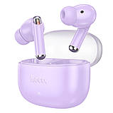 TU TU Беспроводные TWS наушники Hoco EQ12 вакуумные purple, фото 2