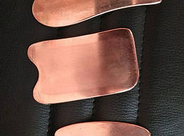 Мідний скребок гуаша прямокутний