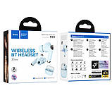 TU  TU Беспроводные TWS наушники Hoco EQ12 вакуумные blue, фото 3