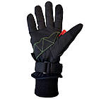 Рукавиці для скандинавської ходьби Gabel Wind Tech N.C.S. Black/Green L (8015012100009), фото 4