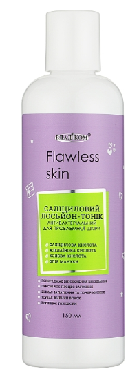Волосся Flawless Skin саліцилове лосьйон-тонік антибактеріальне для проблемної шкіри