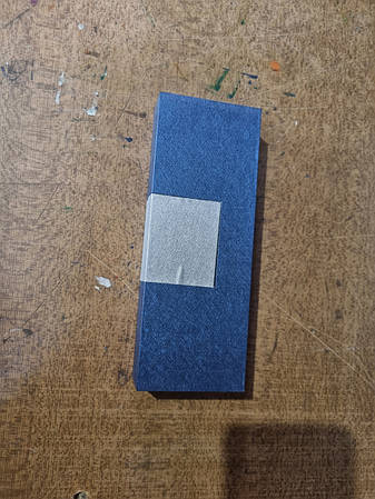 Футляр подарунковий прямокутний синій No 18-А, фото 2