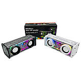 Блютуз-колонка RGB A88 з прозорою конструкцією регульованою підсвіткою і RTWS для під'єднання 2 пристроїв, фото 2