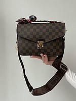 Женская сумка Louis Vuitton Metis из эко-кожи 23 см с платком и брелком