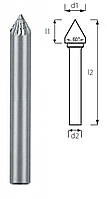 Борфреза конусна 60° PROFITOOL - 6х4х50x6 мм (J06066-6)