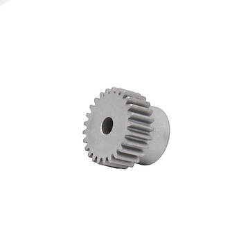 Шестерня циліндрична прямозуба модуль 1.0 GSM1-Z25-D6, сталеве зубчасте колесо на 25 зубців, фото 1