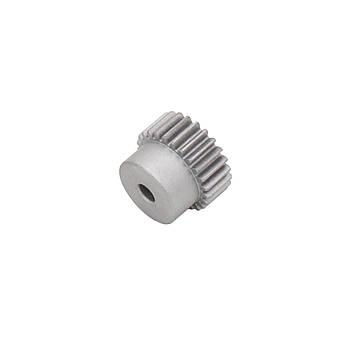 Шестерня циліндрична прямозуба модуль 1.0 GSM1-Z25-D6, сталеве зубчасте колесо на 25 зубців, фото 3
