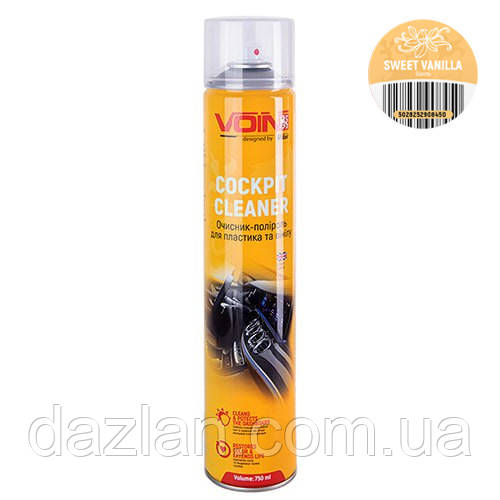 Поліроль для пластику та вінілу VOIN 750 мл SWEET VANILLA ( Ваніль) (SV 750)