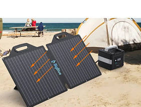 Сонячна батарея BIGblue B418 100W Solar panels портативний зарядний пристрій, фото 6