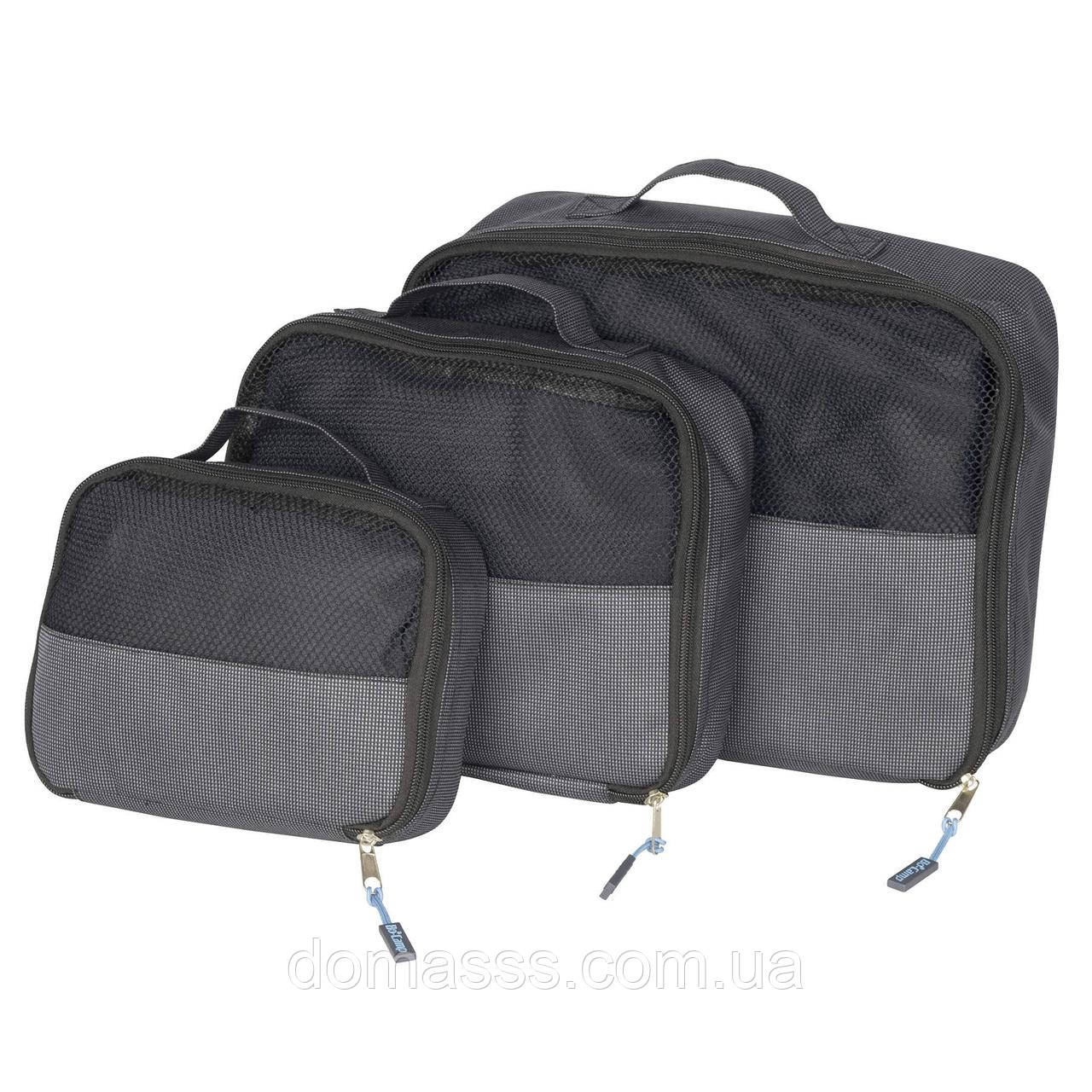 Набір органайзерів дорожніх Bo-Camp Travel Pack Cube 3 pc Anthracite (7504370), фото 1
