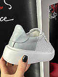 Кросівки жіночі Arcoboletto білі шкіряні весна осінь кеди, фото 4