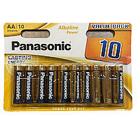 Батарейки AA Panasonic Alcaline Power LR6 1.5V, упаковка 10 шт
