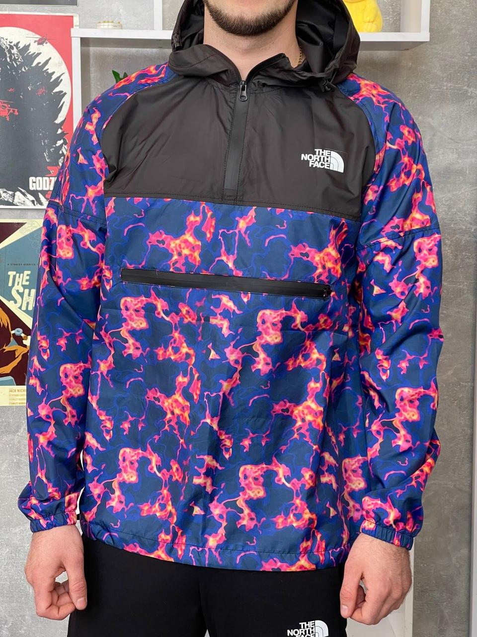 Чоловічий анорак The North Face Вітровка Зе Норт Фейс весняна осіння куртка демісезонна ТНФ
