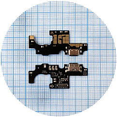Шлейф ZTE Blade A7s 2020 з роз'ємом зарядки та мікрофоном - нижня плата оригінал Китай