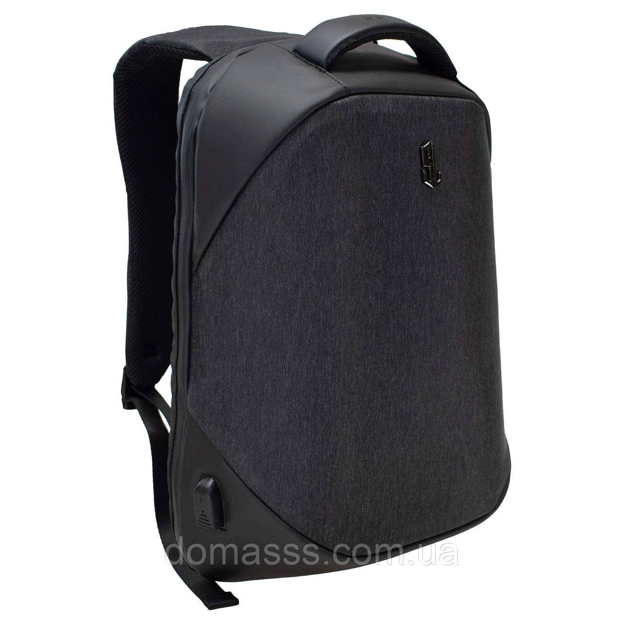 Рюкзак міський Semi Line USB 16 Dark grey (P8253-0), фото 1