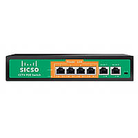 PoE коммутатор SICSO P4806J-4578 (4xPOE, 2xLAN)