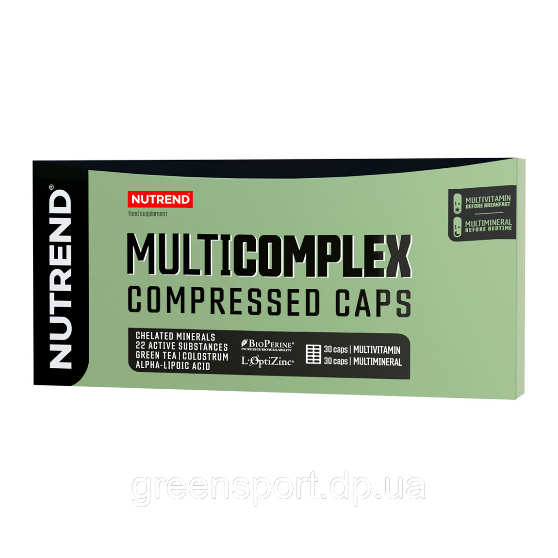 Nutrend Multicomplex Compressed Caps 60 капсул, комплекс вітамінів і мінералів, антиоксиданти, імунітет