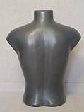 Манекен чоловічий торс "Стас" сірий, фото 2