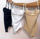 Жіноче боді стильне мікродайвінг Fashion біле Annver, фото 3