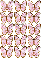 Вафельна картинка Метелики 8551